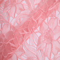Hot Selling Lt  Pink Flower Embroidery Fabric
