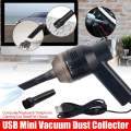Portable Mini USB Vacuum Cleaner Dust Collector Mute Low Noice Handheld Cleaning Kits Tools For Home Car Computer Keyboard