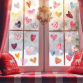 Valentine's Day Wall Sticker Love Window Sticker Refrigerator Sticker Decoration Home Living room house Decor Accessories D11