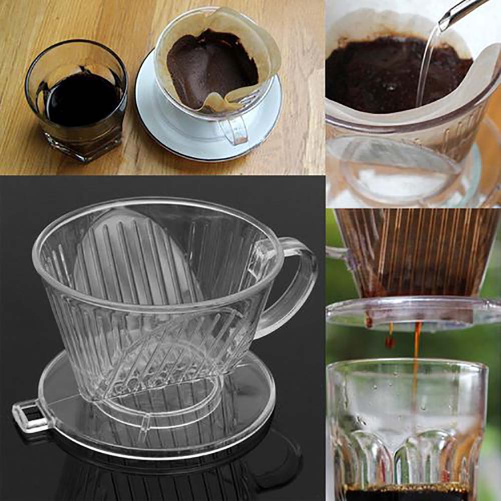 1Pcs Reusable Coffee Capsule Plastic Refillable Filters Espresso Cup Fit for Coffee Maker Cone Drip Dripper Brewer Holder