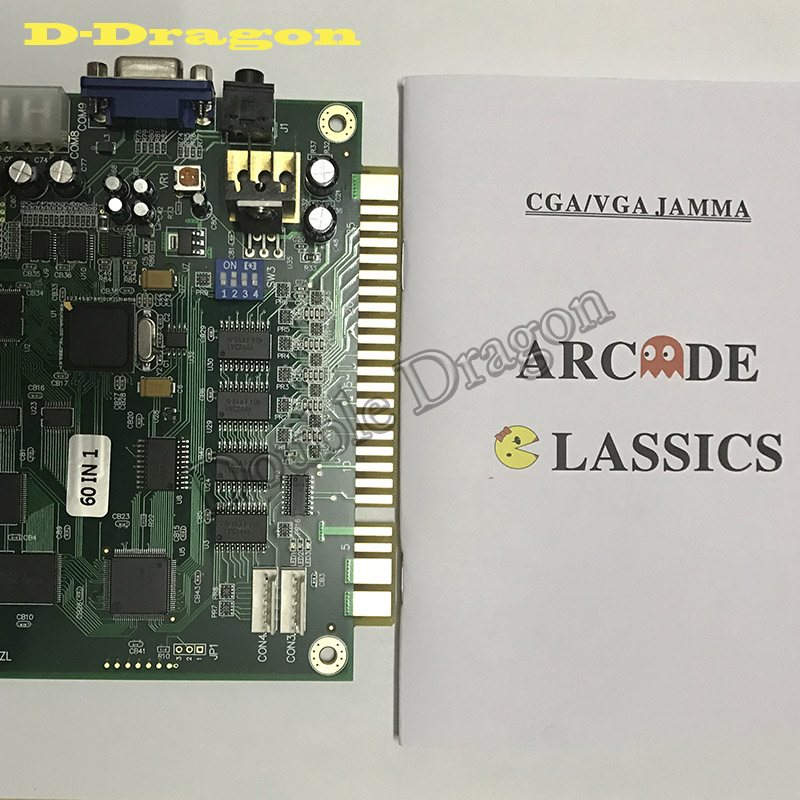 60 in 1 iCade Multicade Arcade Multigame JAMMA PCB Board Support Vga/Cga Most Classical Games