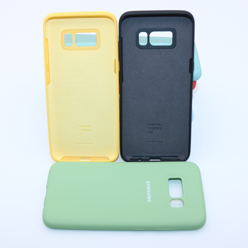 Samsung Liquid Silicone Cover S ilky Soft Original Shell Case For Galaxy S10+ S10E S8 S9 S10 Plus Note 8 9 10 Plus N10+