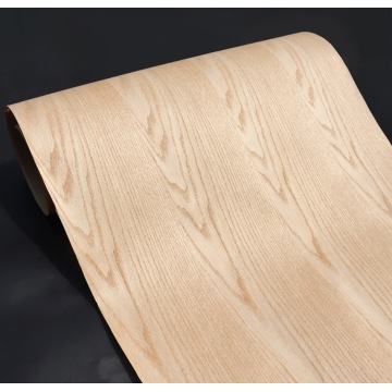 Length: 2.5Meters Thickness:0.3mm Width:55cm Technological Red Oak Patterns Wood Veneer Kraft Paper Composite Veneer