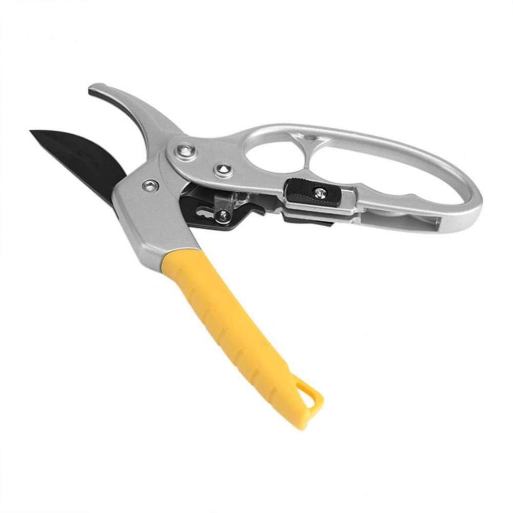 Ratchet Garden Pruning Shears Professional High Carbon Steel Pruning Scissors Plant Clippers Branch Pruner Trimmer Tools