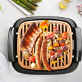 Nonstick Electric Indoor Smokeless Grill Portable BBQ Grills Fast Heating Easy to Clean Square Griddle LBShipping