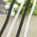 100Metres Golden Silver Herringbone Lace Trim White Centipede Edge Black Lace Fabric 11mm Wide Sewing Accessories Webbing Ribbon