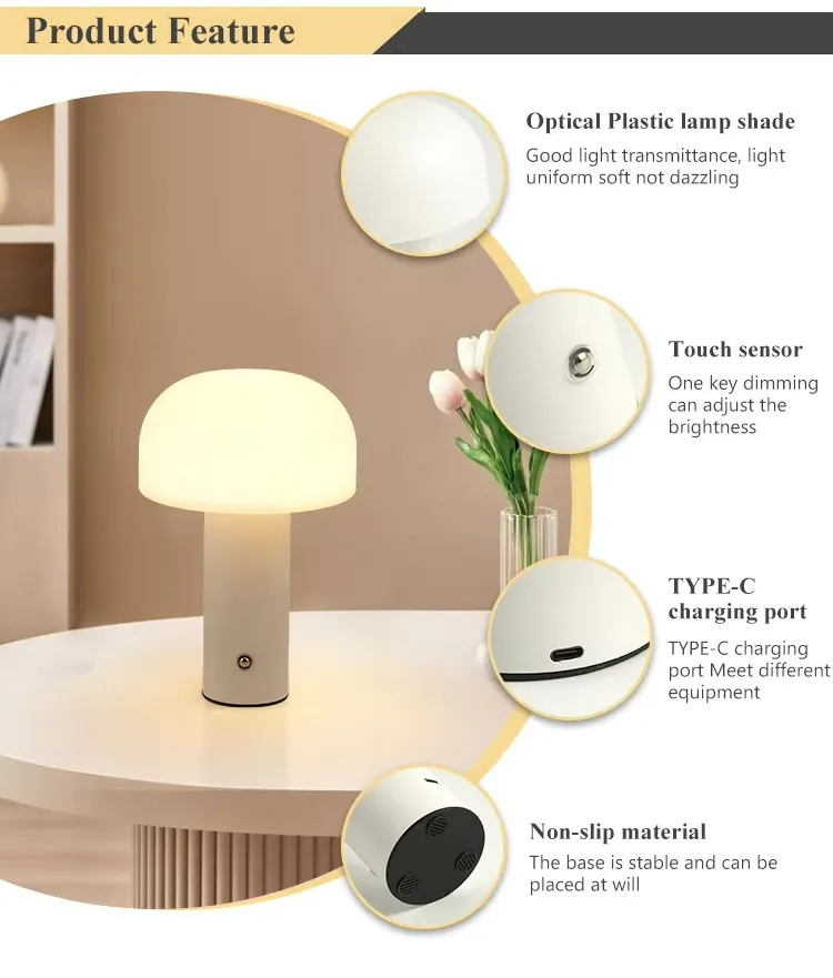 Rechargeable Decorative Table Lamp