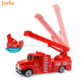 2 Types Alloy Diecast Truck Firetruck Fireman Fire Truck Vehicles Car Cool Spray Water Gun Toy Educational Toys for Boys Kids