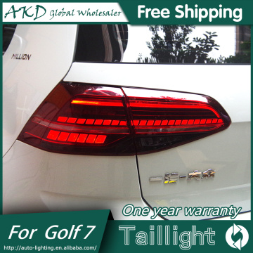 AKD Car Styling for New VW Golf 7 Tail Lights 2013-2017 Golf7 MK7 LED Tail Light GTI R20 Rear Lamp LED DRL+Brake+Park+Signal