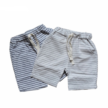 2020 Children Pants for Baby Boy Summer Trousers kids Harem Pants boys shorts loose stripes cotton grey qing beach