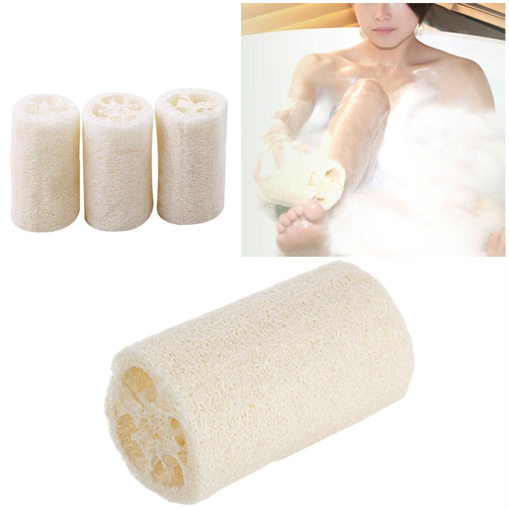 1 Pc New Natural Loofah body scrub Gourd Sponge Bath Rub Dishes Cleaning Exfoliating cream psoriasis Scrubber Tool 10cm