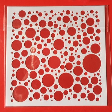 Hot 13cm Bubble Dot Circle DIY Craft Layering Stencils Painting Scrapbooking Stamping Embossing Album Paper Template F5170-5