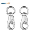 2 pieces Hanging Hammock Chair Stainless Steel 304 Swivel Hook shackle Snap 700Lb Capacity Rated for Indoor Outdoor