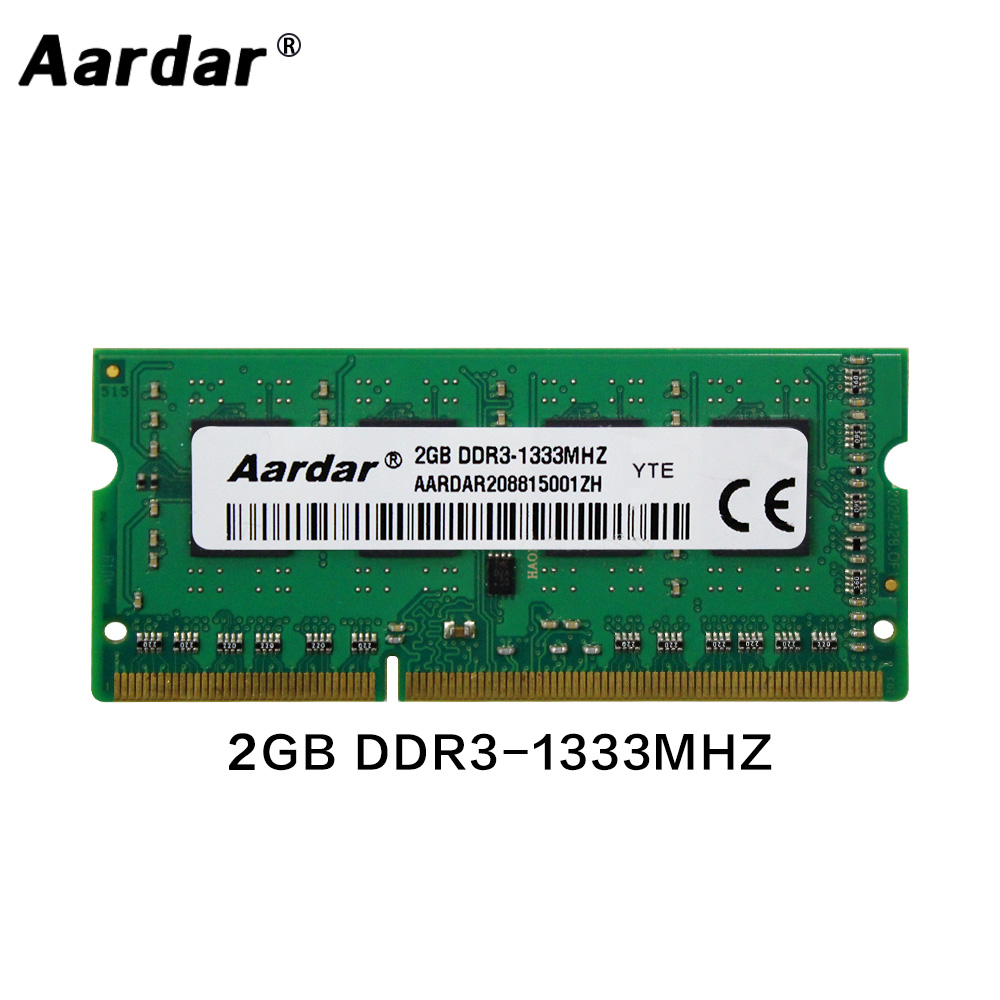 Aardar Ram DDR3 2GB 1333MHz 2GB 4GB 1333MHz ddr3 Random Access Memory 4GB 8GB 1600MHz RAMs For Laptop Notebook