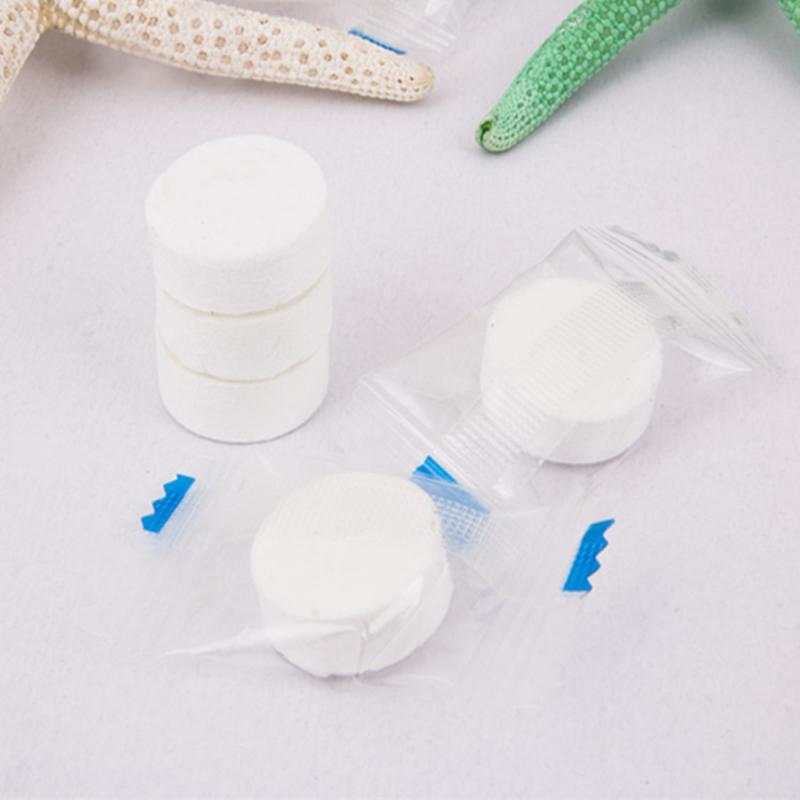 New 100 Pcs Individual Package Magic Disposable Camping Picnic Baby Care Compressed Face Towel Washcloth Travel Outdoor Towel
