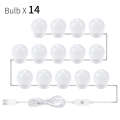 14 Bulbs White