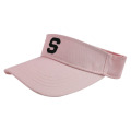 Adjustable Embroidery Letter S Cotton Visor Hats Men Women Summer Sun Sports Visor Cap Pink White Black