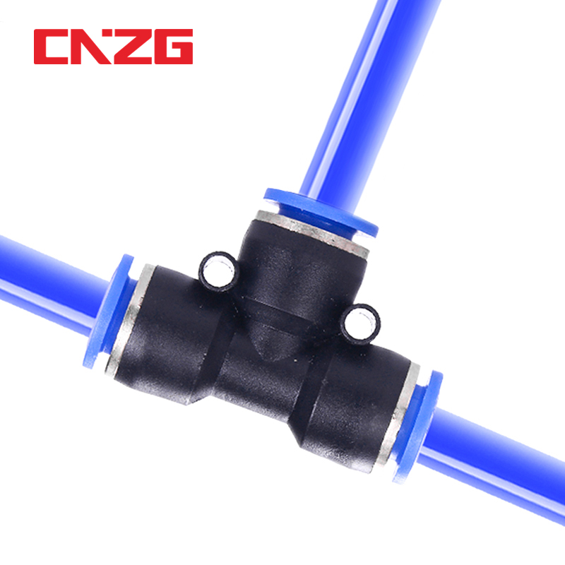 Pneumatic Fitting Tube Connector Fittings Air Quick Water Pipe Push In Hose Quick Couping 4mm 6mm 8mm 10mm 12mm PU PY PK