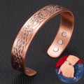 1pc Copper Bracelet Women Men Arthritis Relief Magnetic Healing Bangle Healing Bracelet Accessories Supplies