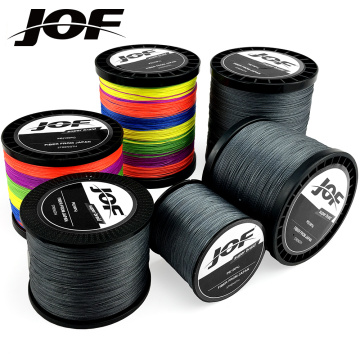 JOF 1000M 500M 300M 12 Strands 9 Strands Japan Multifilament 100% PE Braided Fishing Line 20LB to 135LB