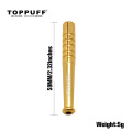 TOPPUFF Metal One Hitter Baseball Bat Shaped Tobacco Smoking Pipe Metal Snuff Sniffer Snorter Pipes Smoking Herb Smoke pipe tool