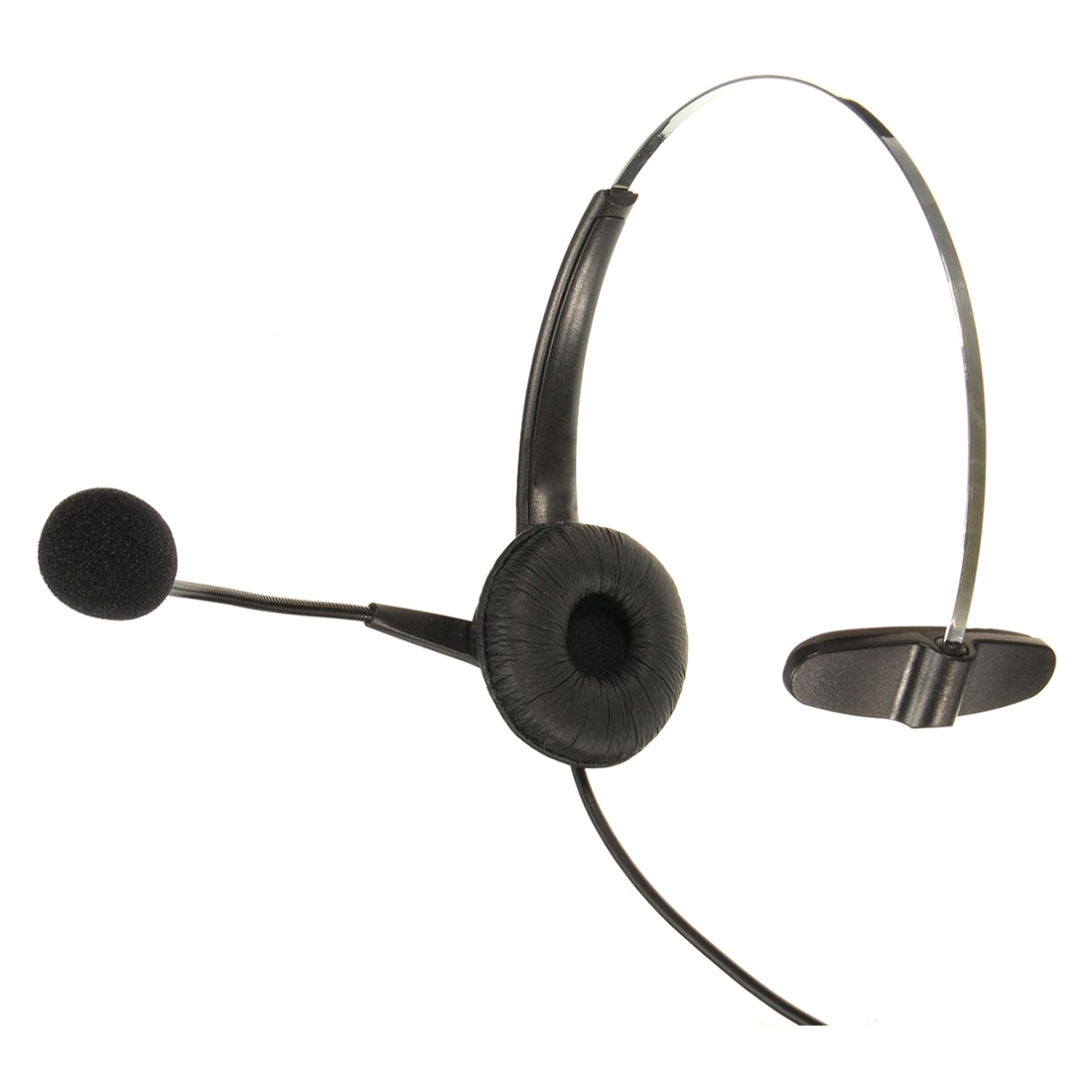 RJ11 Crystal Head telephone Headset with miniphone