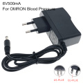 6V 0.5A 500mA 4.0*1.7mm AC DC Power Supply Adapter Charger For OMRON I-C10 M4-I M2 M3 M5-I M7 M10 M6 Blood Pressure