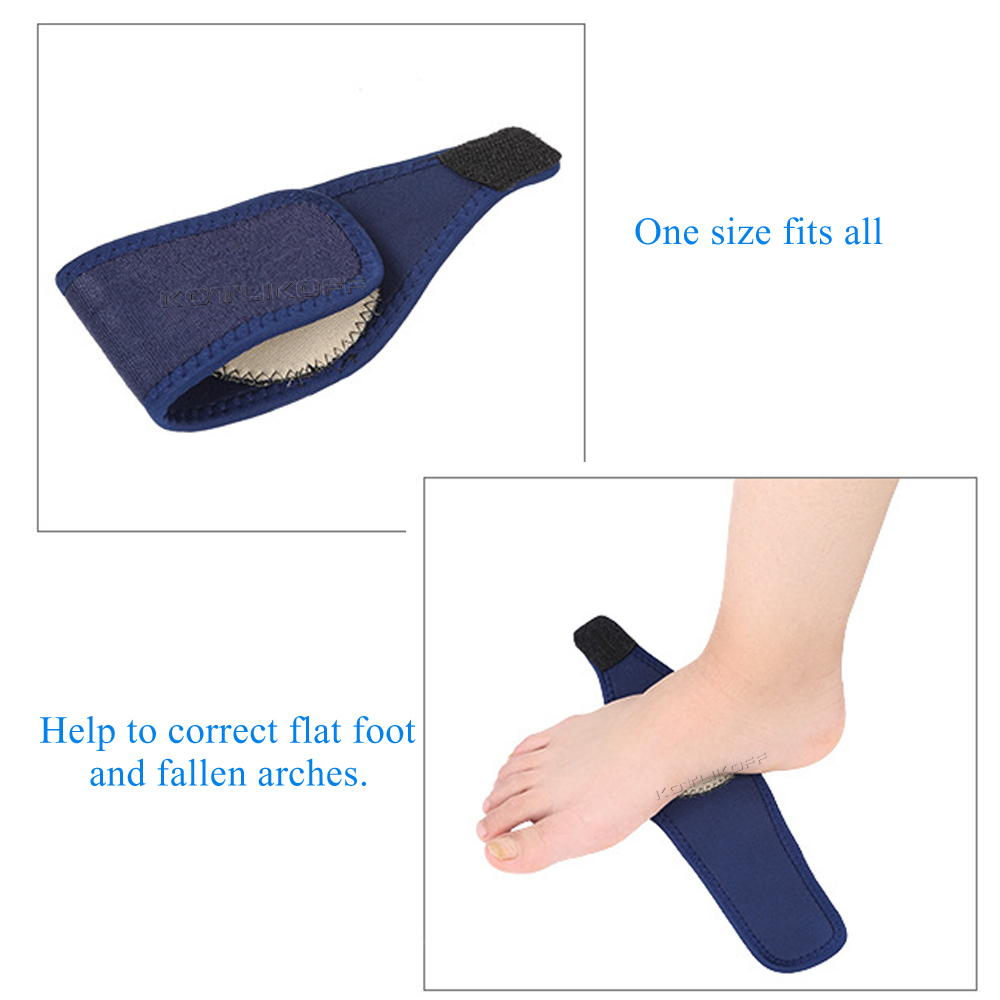 Breathable Elastic Silica Gel High Arch Orthotics Bandage for Heel Foot Pain Relief Plantar Fasciitis Orthopedic Insoles