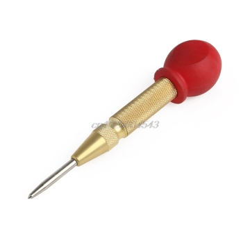 1PC Spring Loaded Automatic Center Pin Punch Hole Impact with Protective Sleeve R23 Whosale&DropShip
