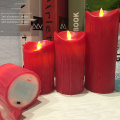 Paraffin wax red led candle,Tear dripping finish candle for wedding event party,Home decoration,Christmas/Halloween candles