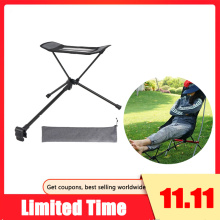 Outdoor Folding Footrest Portable Recliner Footrest Extended Leg Stool Can Be Used with Folding Chair