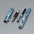 Jinhao 155 Beauitiful Fountain pen Metal Ink Pen Fine Nib Converter Filler Business Stationery Office Writing Gift