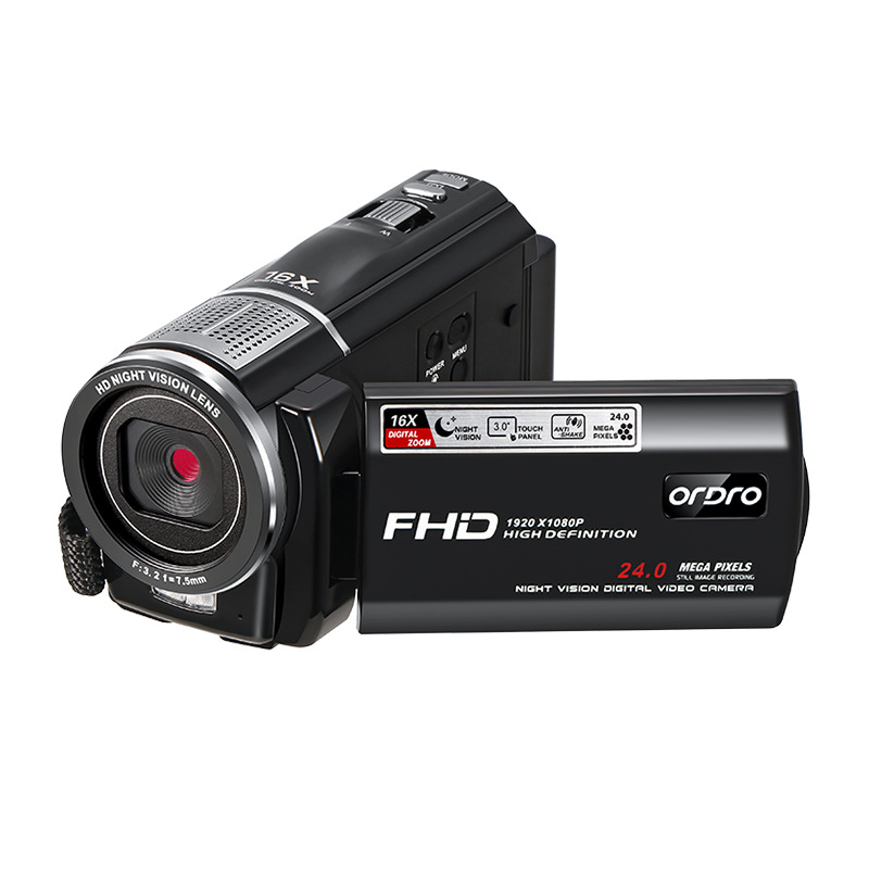 Ordro F7 Video Camera Camcorder Vlog Camera Filmadora Full HD 16X Digital Zoom Video Camaras for YouTube Videos