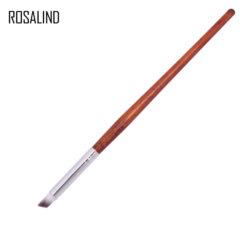 ROSALIND 1PCS Nail Pen Nail Art Brush Gradient Dizzy Dye Pen Wood Handle Angle Nail Painting Dotting Tools for Nail Salon