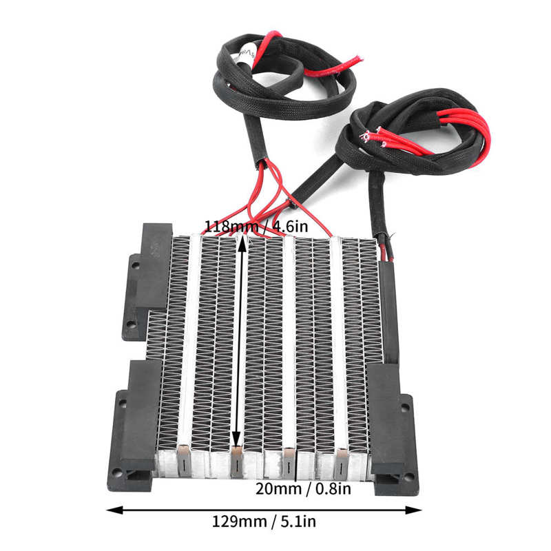 48V 850W PTC Ceramic Air Heater Heating Elements Self-Control Temperature for Small New Energy Vehicles Car Accessories