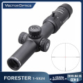 Vector Optics GenII Forester 1-5x24 Riflescope 30mm Center Dot Illuminated Fits AR15 .223 7.62mm Airgun Airsoft Hunting Scope