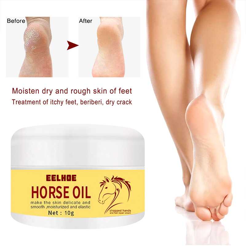 3 Type Horse Oil Foot Cream Anti Dry Feet Skin Care Cracked Heel Smooth Repair Moisturizing Nourishing Foot Skin Care Tool TSLM1