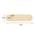 8inch Skateboards Natural Skate Deck Blank Board Skateboards Deck Wood Maple Long board Wood Maple Beginnner skate board