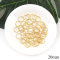 20mm 50pcs gold