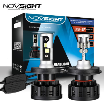 NOVSIGHT 6500K H4 LED H7 H11 H8 HB4 H1 H3 HB3 9005 9006 9007 H13 Auto Car Headlight Bulbs 60W 18000LM Car Styling led automotivo