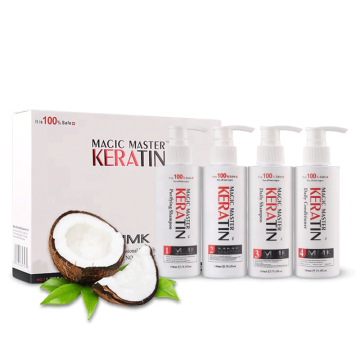 Formaldehyde Free Brazilian Keratin Smoothing Straightening Hair Treatment Cream Set MMK In China Curly Hair Products