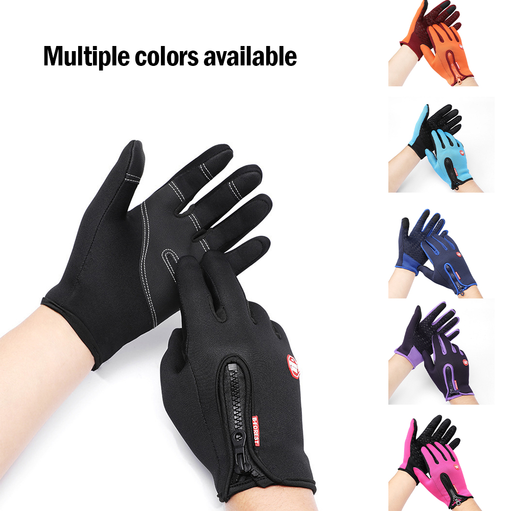 Winter Outdoor Sports Cycling Gloves Waterproof Thermal Gloves for Men Women Motorcycle Driving Hiking Skiing Gloves