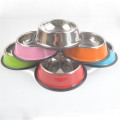 Non-slip Cat Bowls Stainless Steel Pet Food Bowl Pet Feeding Supplies Thicken Anti-fall Dog Bowl Cat Feeding & Watering Supplies