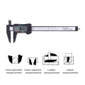 150mm 6 inch LCD Digital Ruler Electronic Carbon Fiber Vernier Caliper Gauge Micrometer Measuring Tool Calibre Digital Suwmiarka