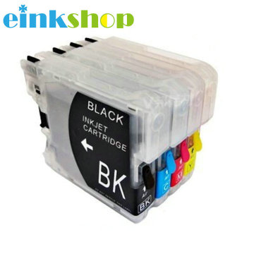 einkshop for Brother LC39 LC980 lc60 LC985 LC1100 Empty refillable Ink Cartridge DCP J125 J315W J515W MFC J415W J615 J615W
