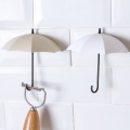 3 pcs Creative Hook Umbrella Shape Wall Mount Hook Key Holder Storage Stand Hanging Hooks For Bathroom Kitchen Door Decor Home