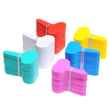 100Pcs Plant Tags T-type Garden Nursery Label PP Plastic Plant Tags Markers Nursery Pots Seedling Labels Tray Mark Tools