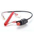 New Hot Safety Tether Lanyard Motorcycle Accessories Universal Boat Outboard Engine Motor Kill Stop Switch Motorcycle Switches