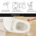 150 Pcs Portable Disposable Toilet Seat Cover Safety Travel Bathroom Toilet Paper Pad Bathroom Accessories