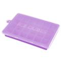 24pcs silicone ice tray with environmental cover tray fruit ice machine with lid 4 colors silicone ecological grid
